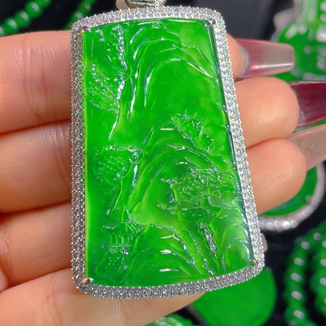 翡翠吊坠(不含链)未镶嵌