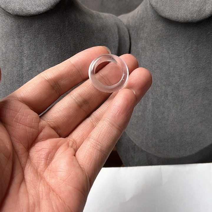 石英质玉戒圈未镶嵌火****次