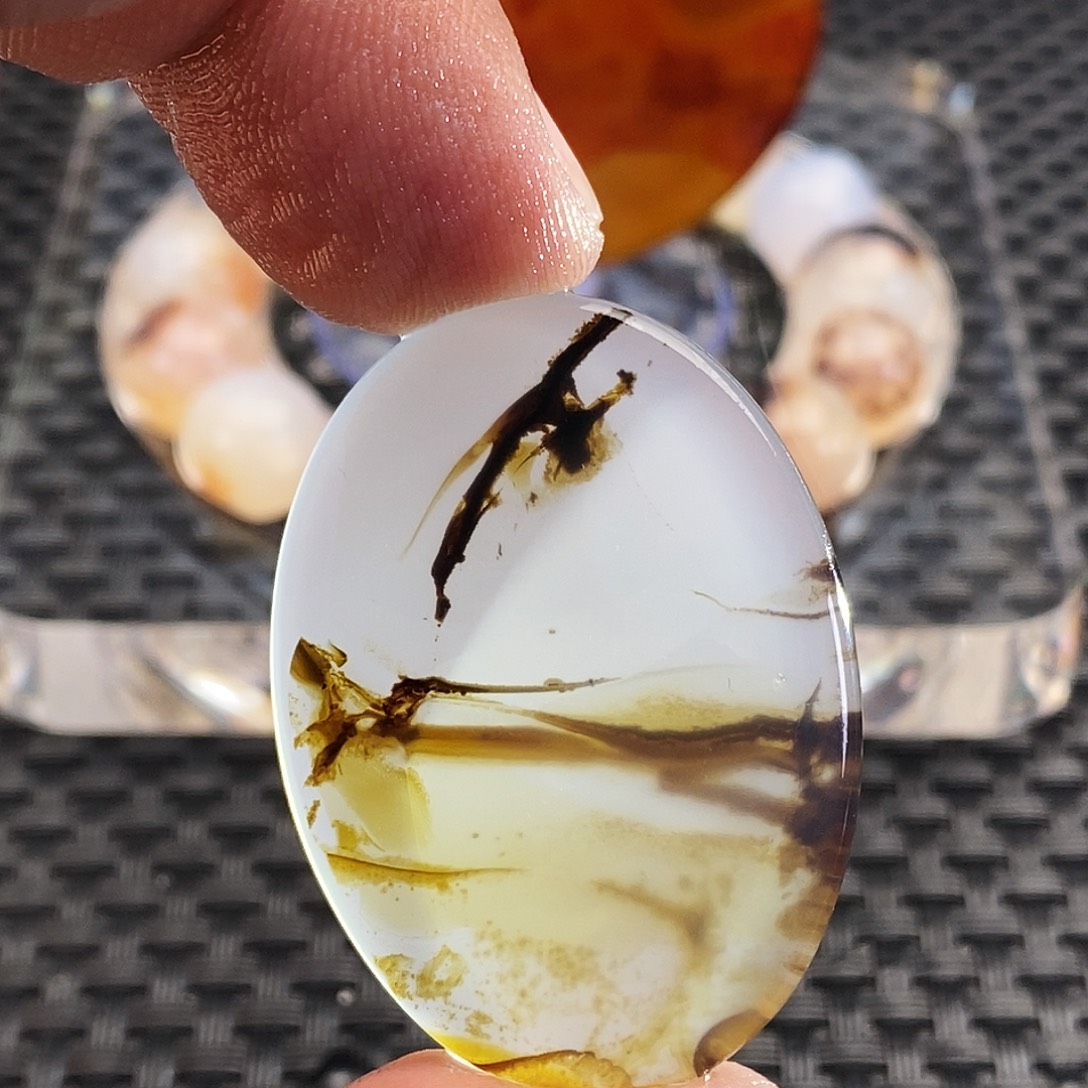 玛瑙/玉髓未镶嵌吊坠(不含链)816