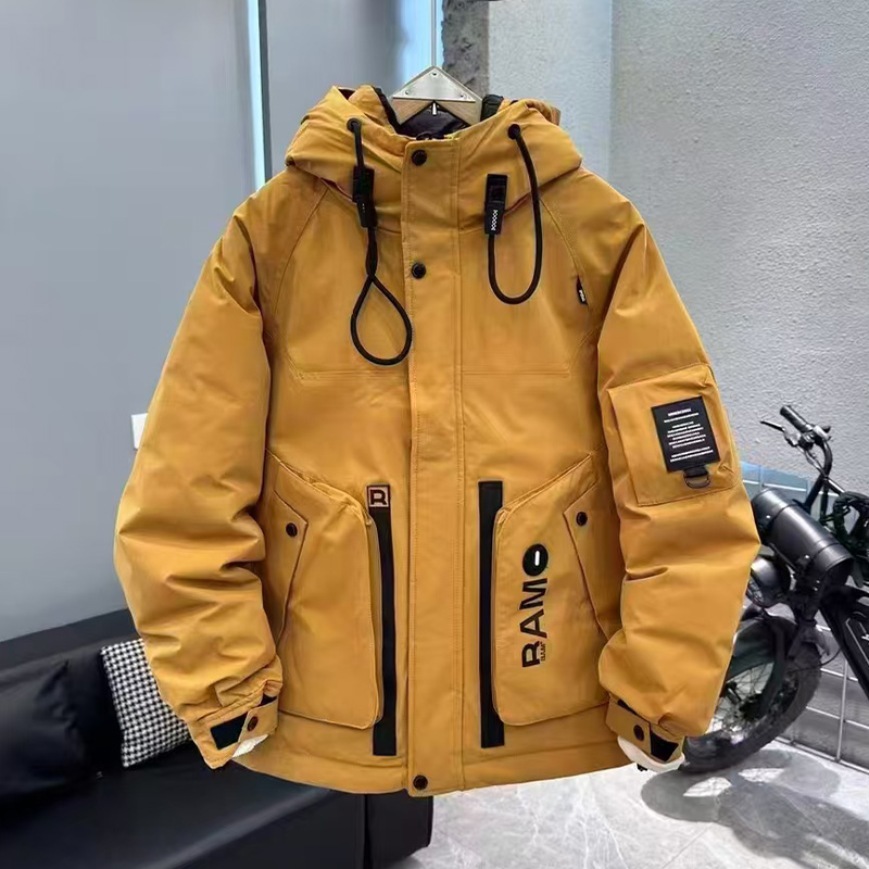 952-9909 2025冬季滑雪保暖男士百搭时尚休闲潮流帅气短款外套