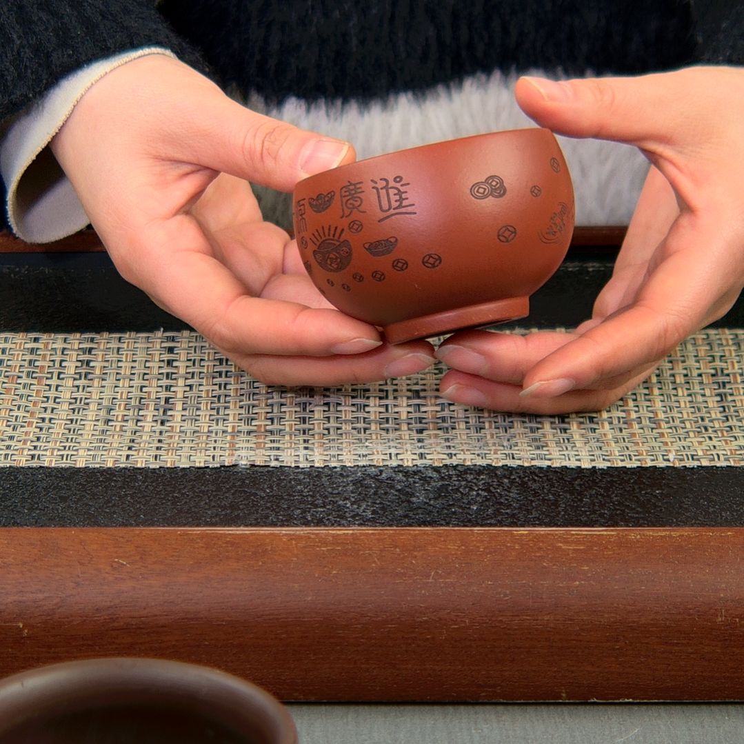 【闪购商品】紫砂茶杯高货放漏