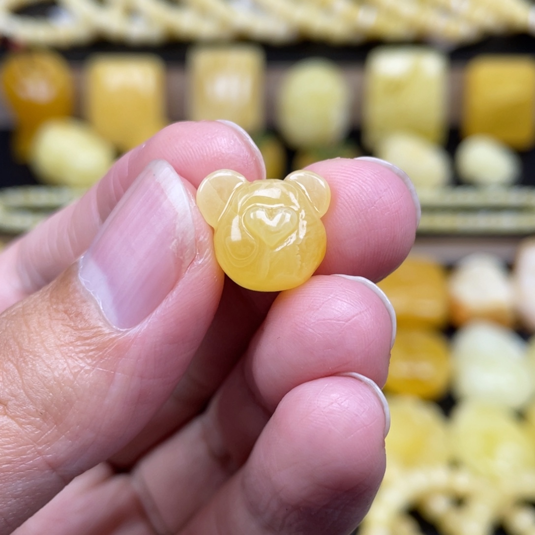 琥珀未镶嵌裸石琥珀蜜蜡