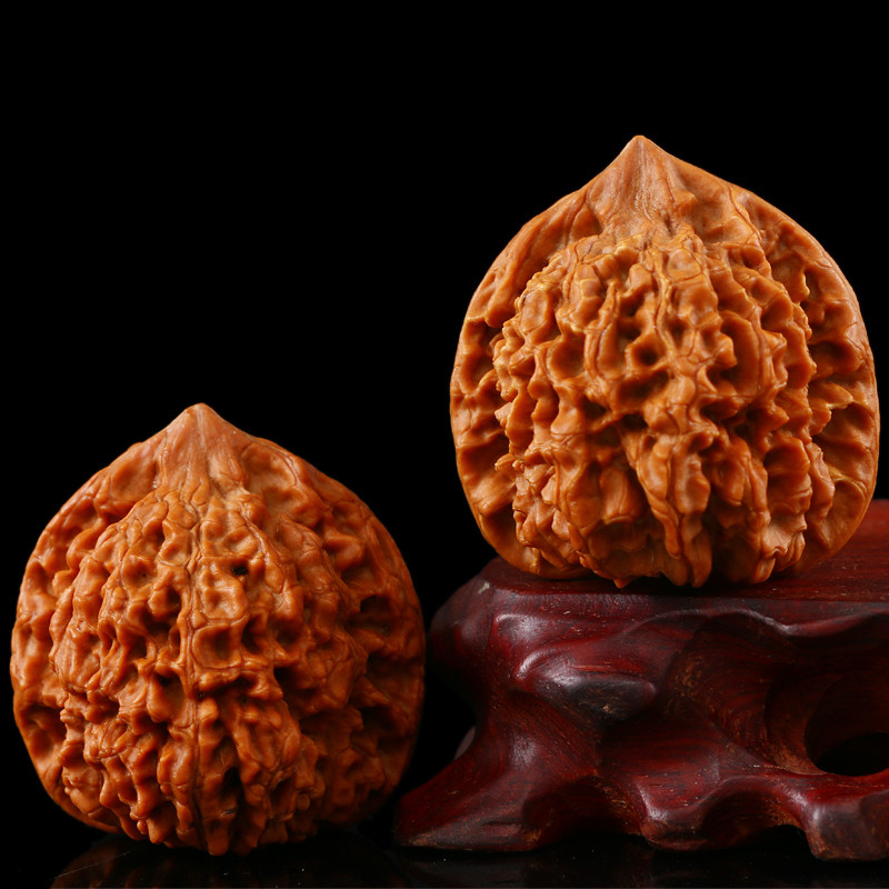 100内跑量款直播间展示购买狮子头文玩核桃盘玩把件