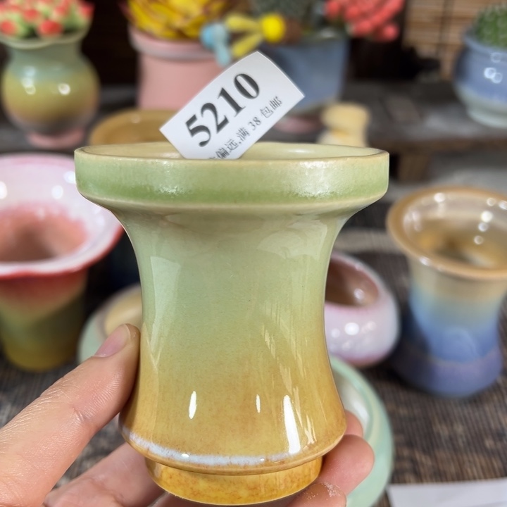 口7高8 …手工花盆满30元包邮