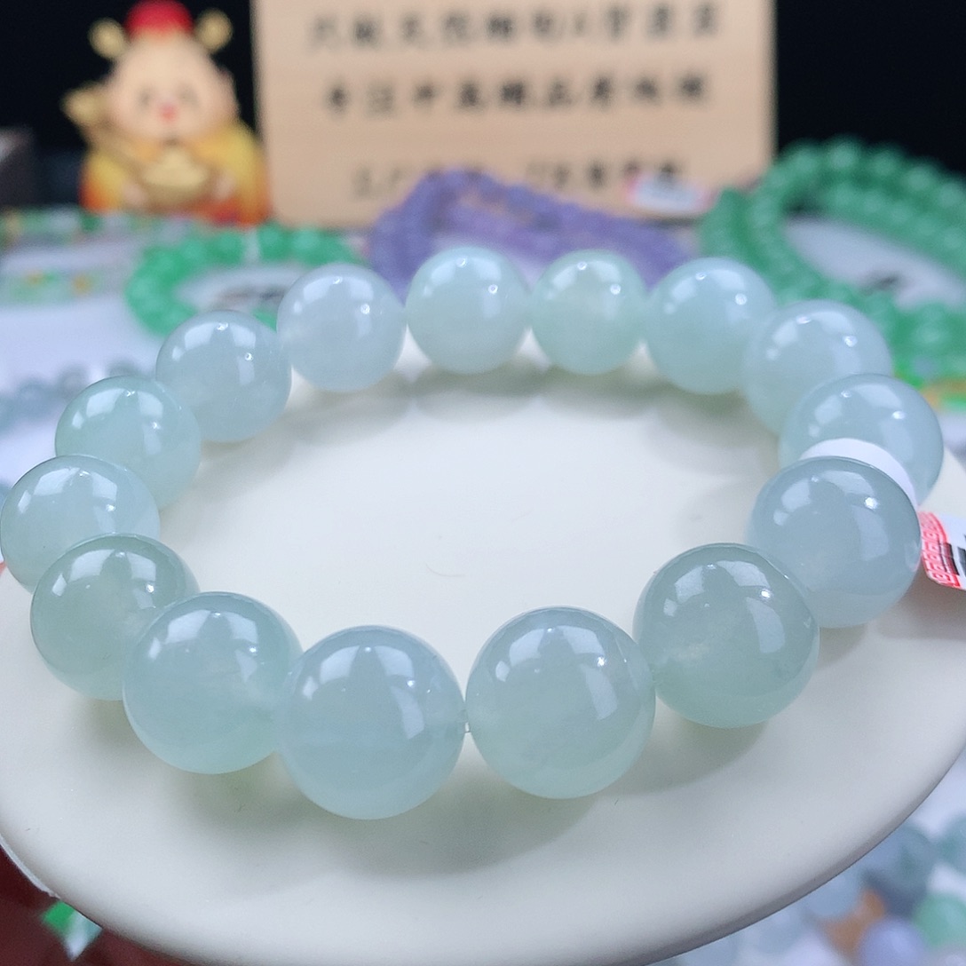 翡翠手链未镶嵌卡13.3