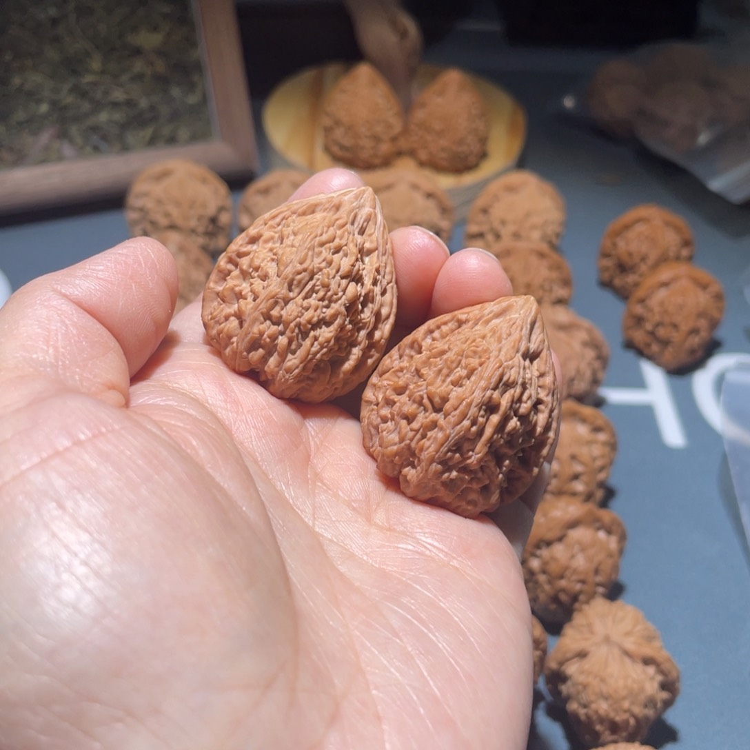 文玩核桃吊坠椰*塔尖32.5