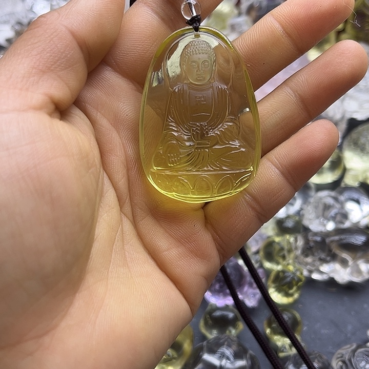 水晶摆件未镶嵌吊坠