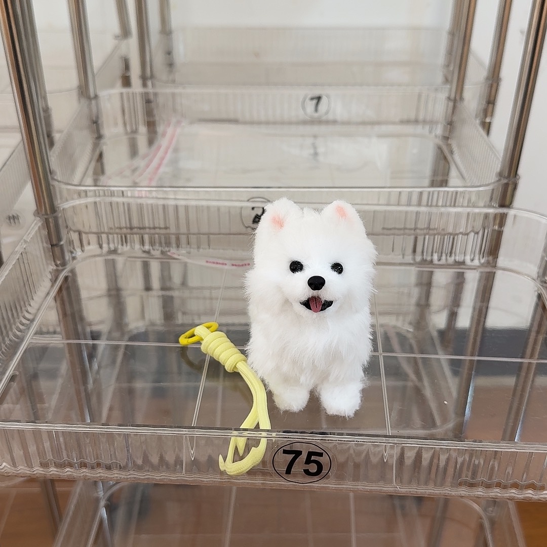 萨摩耶➕挂扣黄色手工DIY