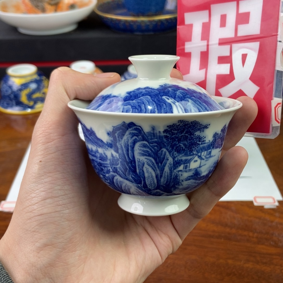 杯景德镇手绘陶瓷艺术