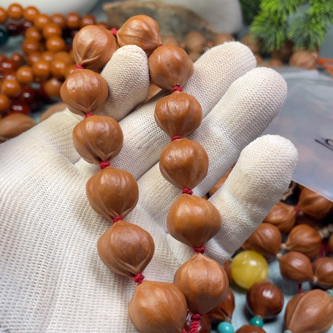 橄榄核手串/手链1***?18蒜头三颗