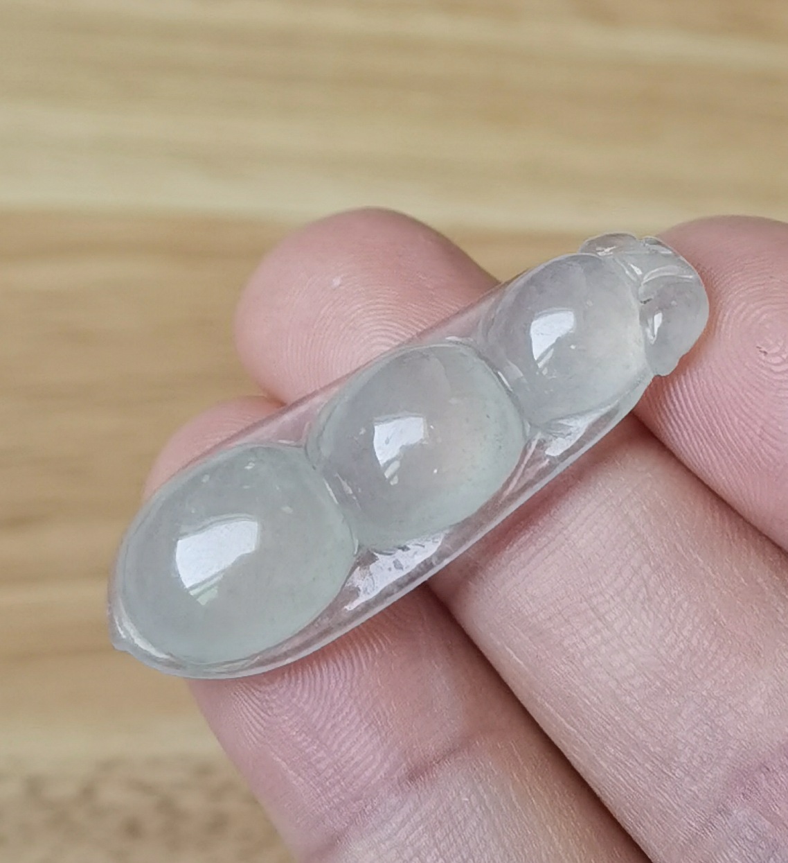 （86）冰透翡翠福豆吊坠