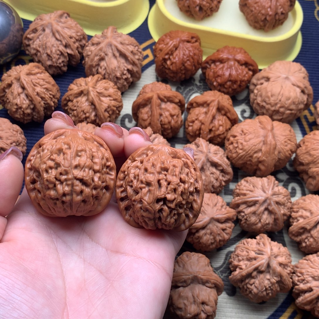 文玩核桃吊坠麻*莲花37