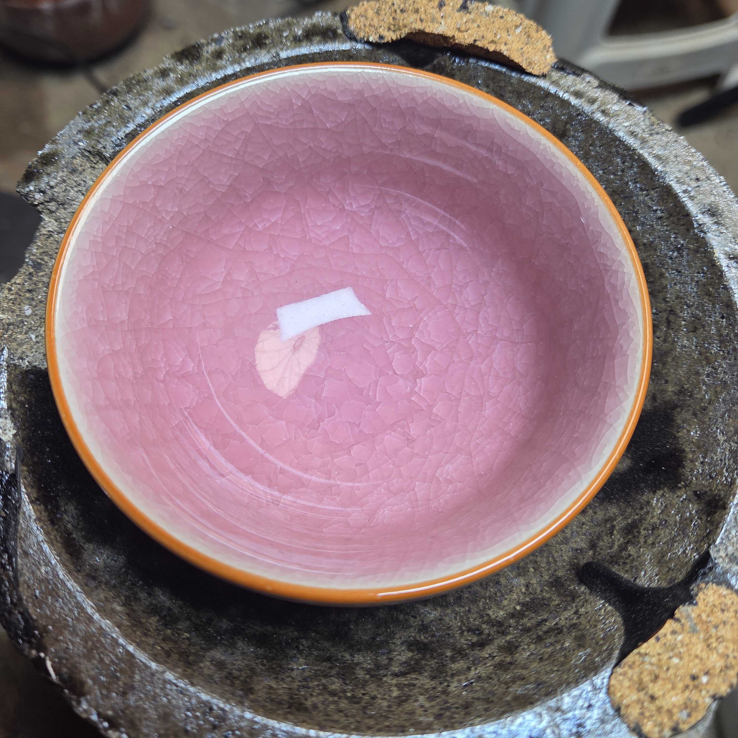 【闪购商品】釉下樱花粉釉冰裂 茶盏  29