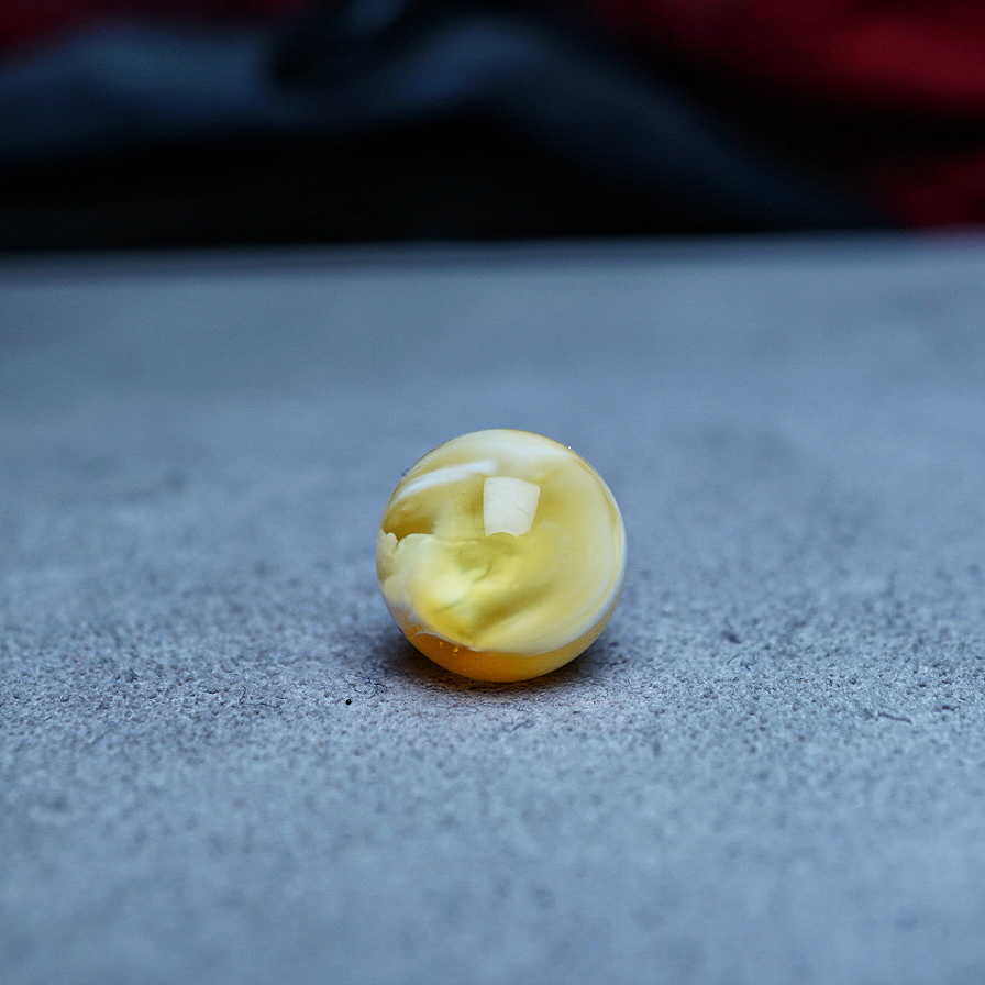 【段掌柜·11.2mm溶洞拉丝金瓷白款】天然原矿琥珀蜜蜡圆珠