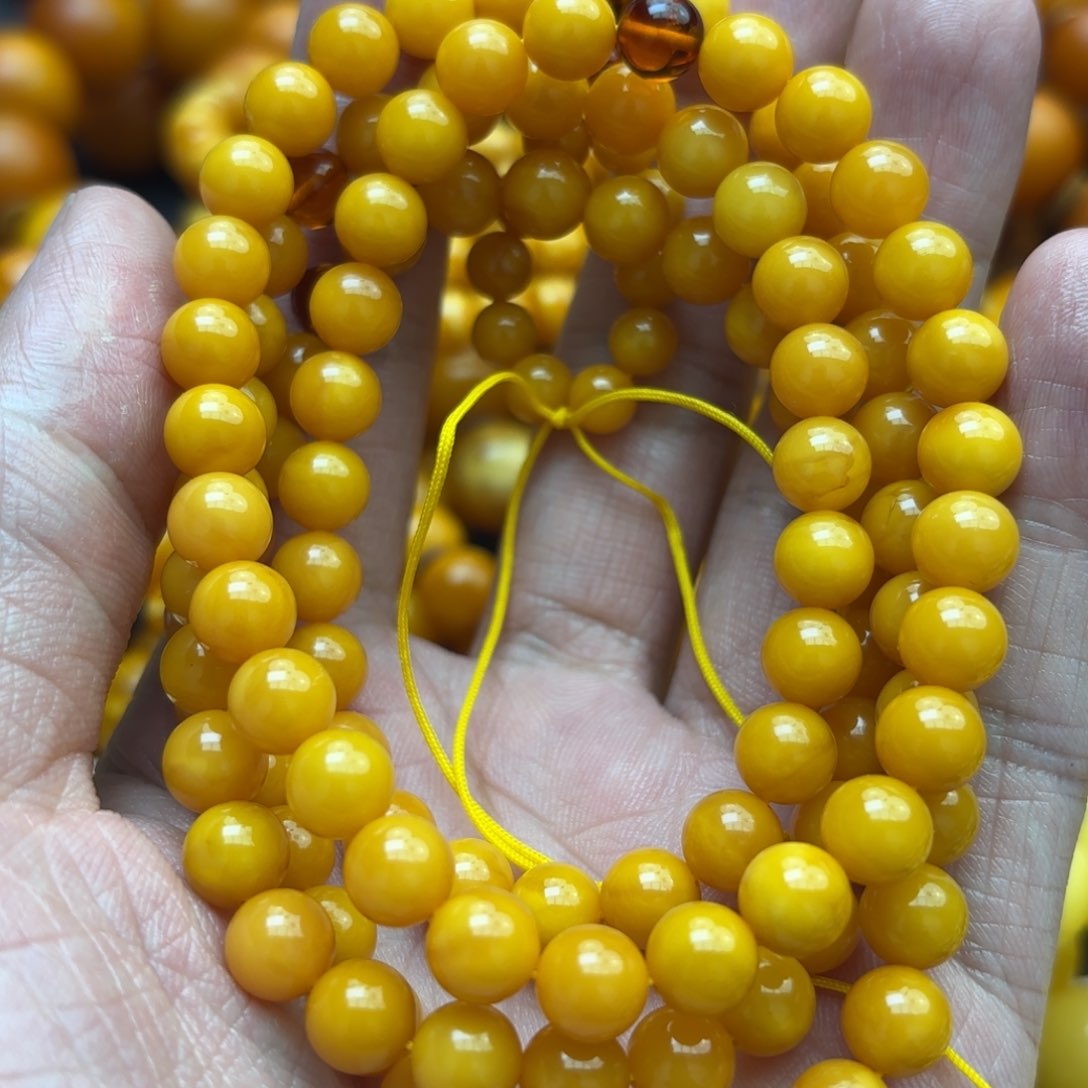 琥珀手链未镶嵌蜜蜡