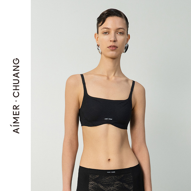 AIMERCHUANG明动6系女士舒适无痕超薄乳贴杯文胸薄款内衣CA151661