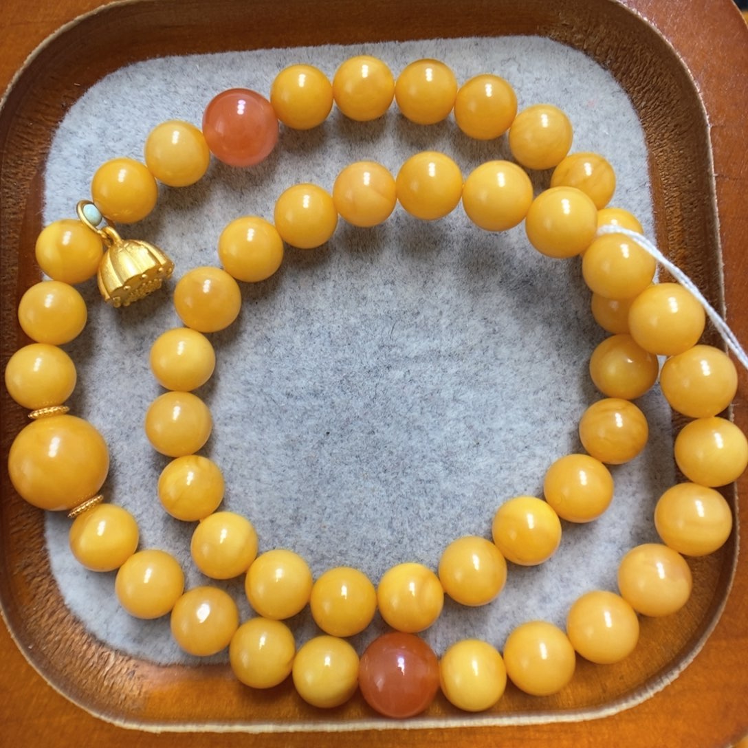 蜜蜡手串未镶嵌蜜蜡手串