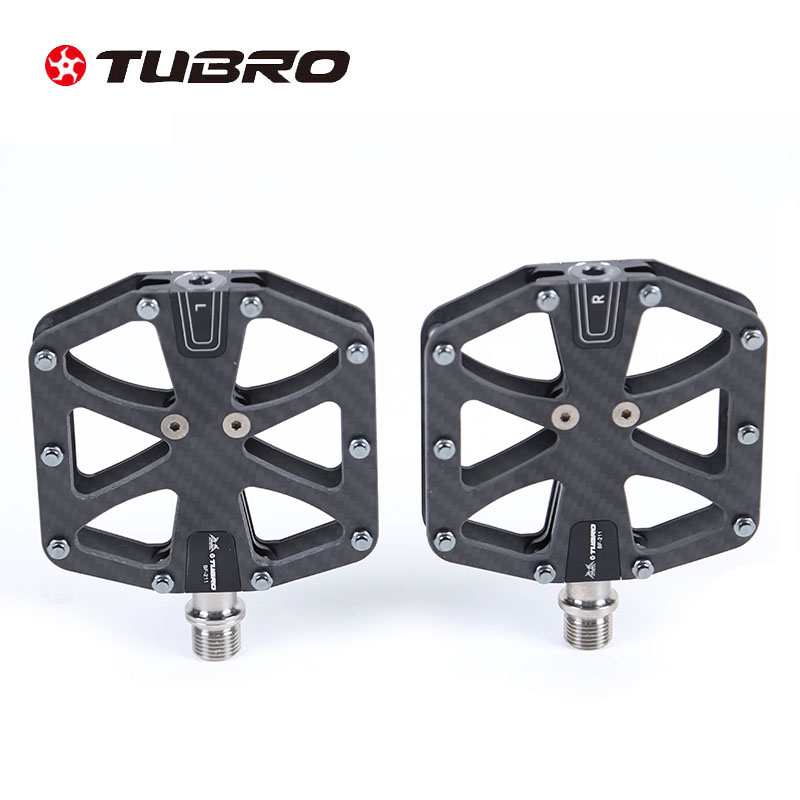 途客TUBRO 自行车脚踏BF211碳纤维轴承脚踏山地车脚踏骑行配件