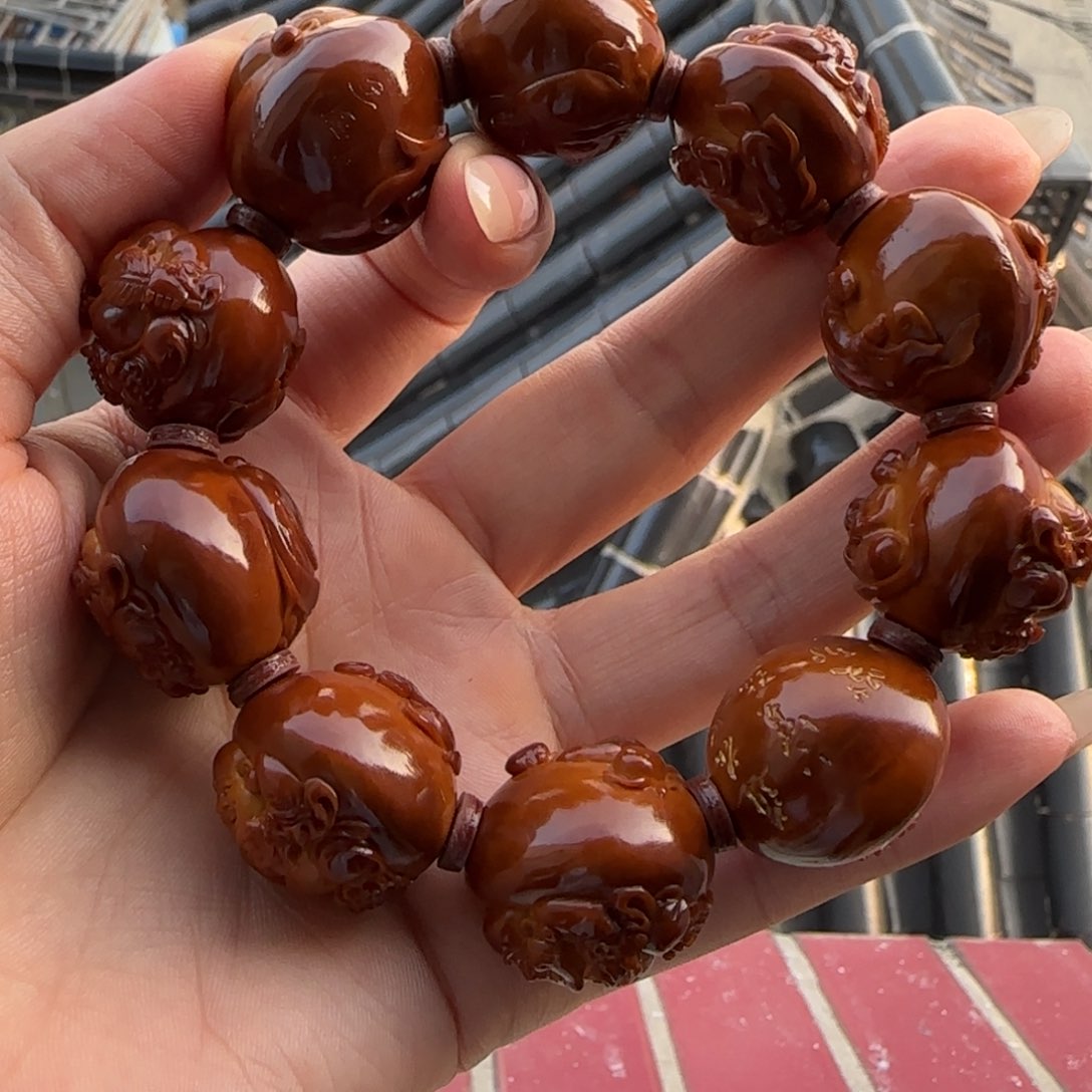 手串/手链橄榄核三**合