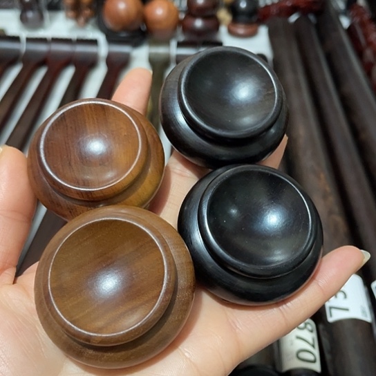 木手球底座沙漠铁紫光檀