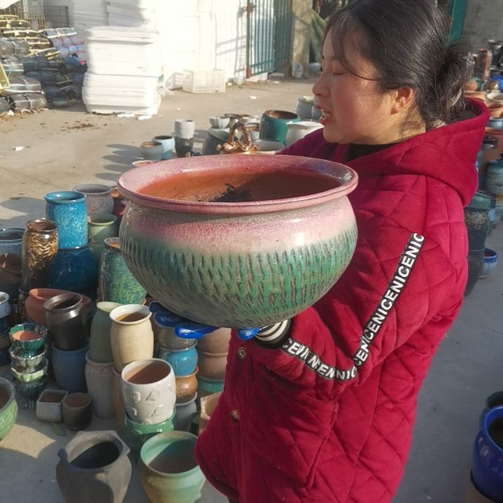 红陶口30高18瑕疵