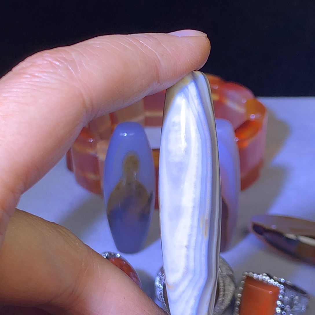 玛瑙/玉髓未镶嵌颈饰