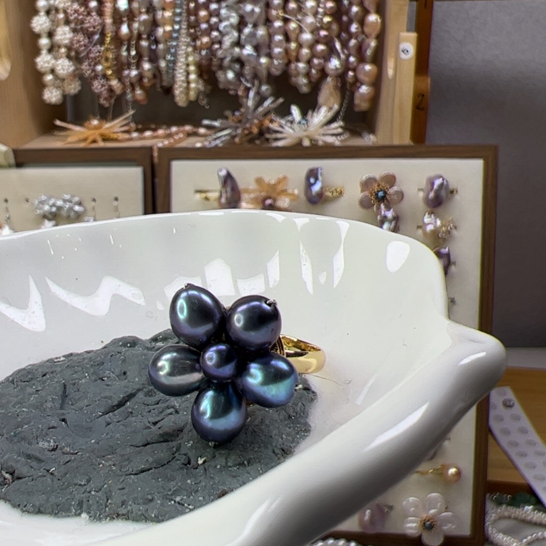 淡水珍珠手绳合金