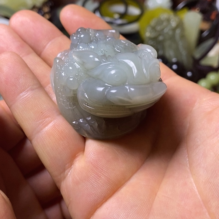 岫玉岫玉手把未镶嵌
