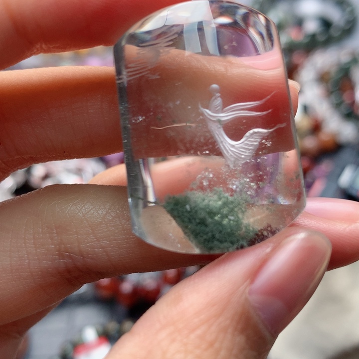 水晶吊坠(不含链)未镶嵌