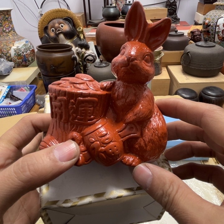 瓷片瓷器摆件工艺品摆件777 