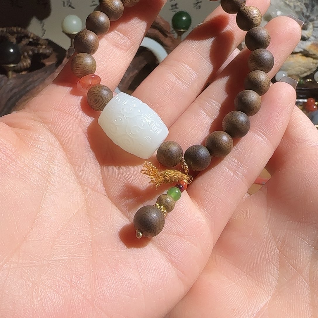 和田玉未镶嵌手链