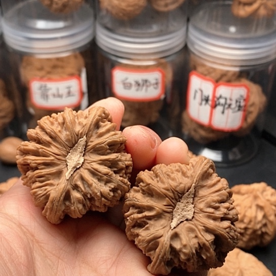 文玩核桃把件9*43密纹