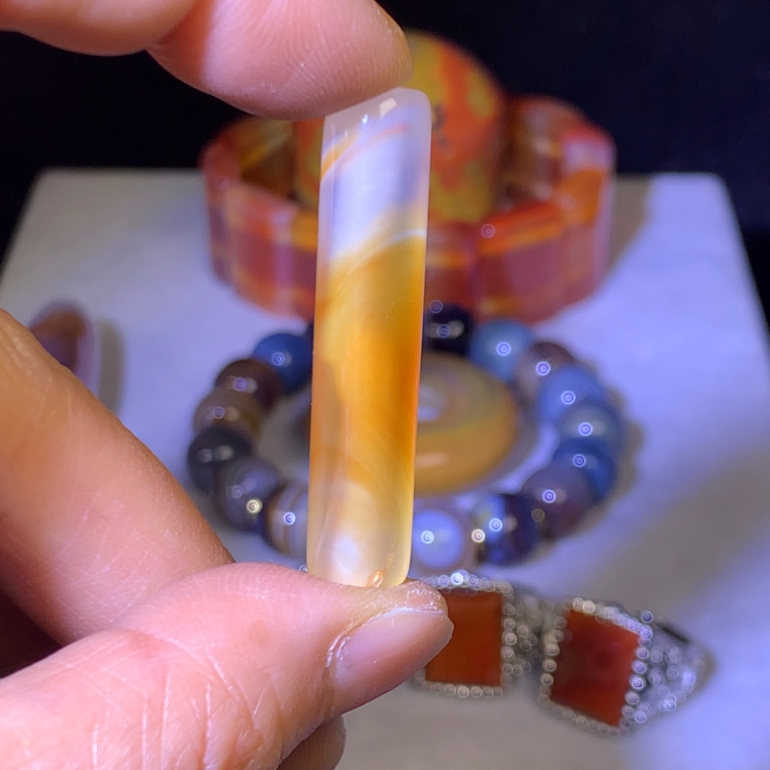 玛瑙/玉髓未镶嵌颈饰