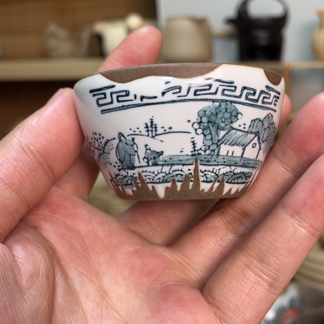 壶老段烧陶瓷茶器