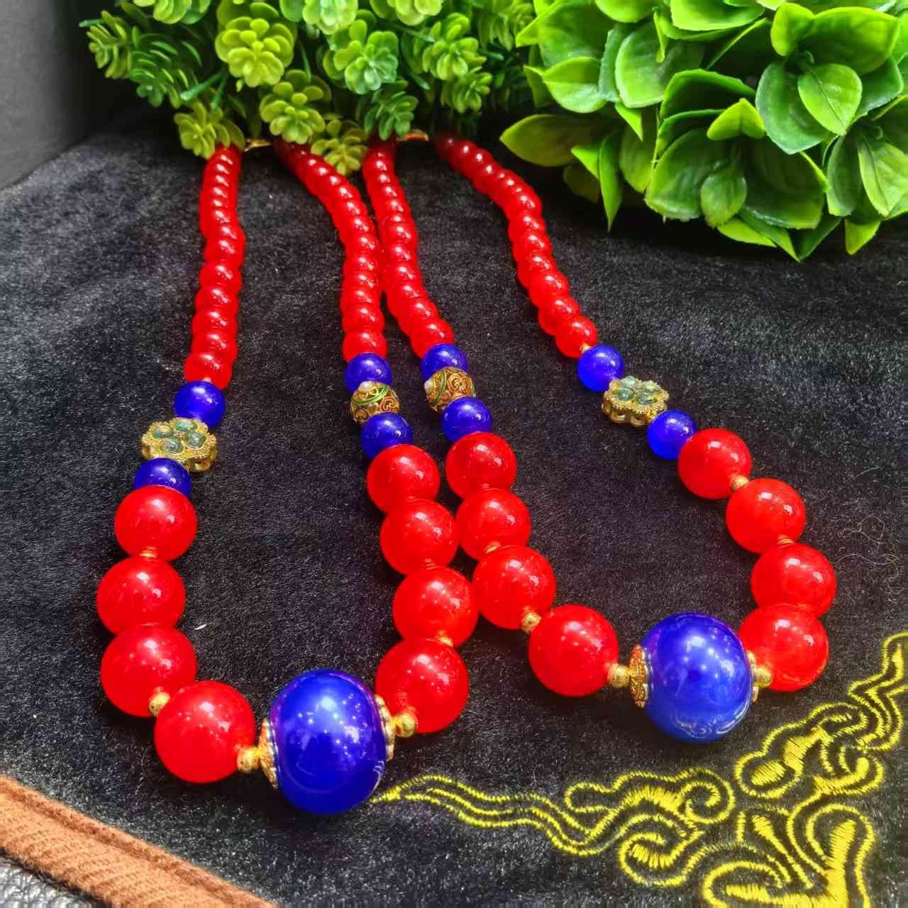 S7889（玉夫人）五姑娘玛瑙红项链-多样性只发一件