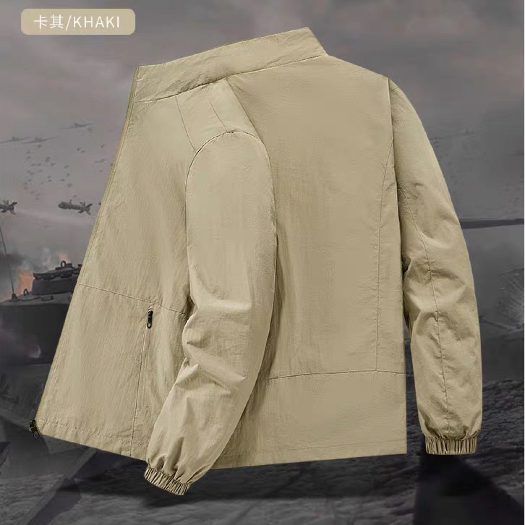 【直播间一号链接】秋冬秋季立领男上衣百搭男士沙丘废土风薄夹克