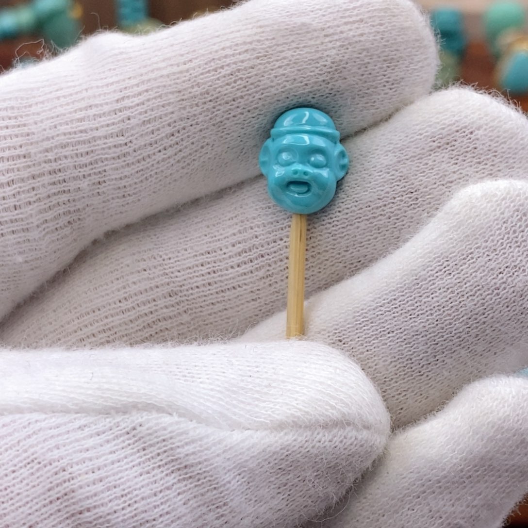 未镶嵌绿松石珠宝奇石