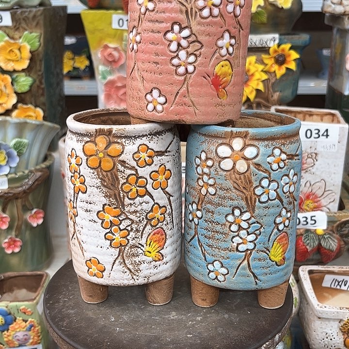 紫砂花盆粗陶材质多肉花盆