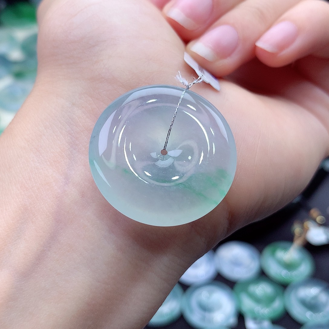 颈饰未镶嵌翡翠编号24尺寸28/5.8