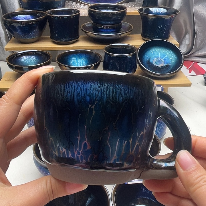 轻***尘瓷纯手工福利咖啡杯