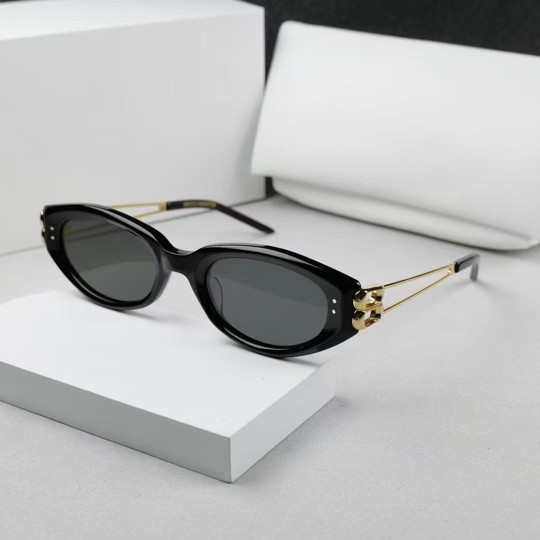 明星同款复古猫眼高档墨镜女款防紫外线遮阳太阳镜时尚百搭网红