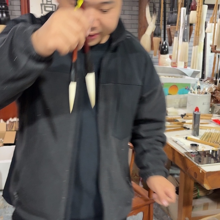 纯羊毫。           