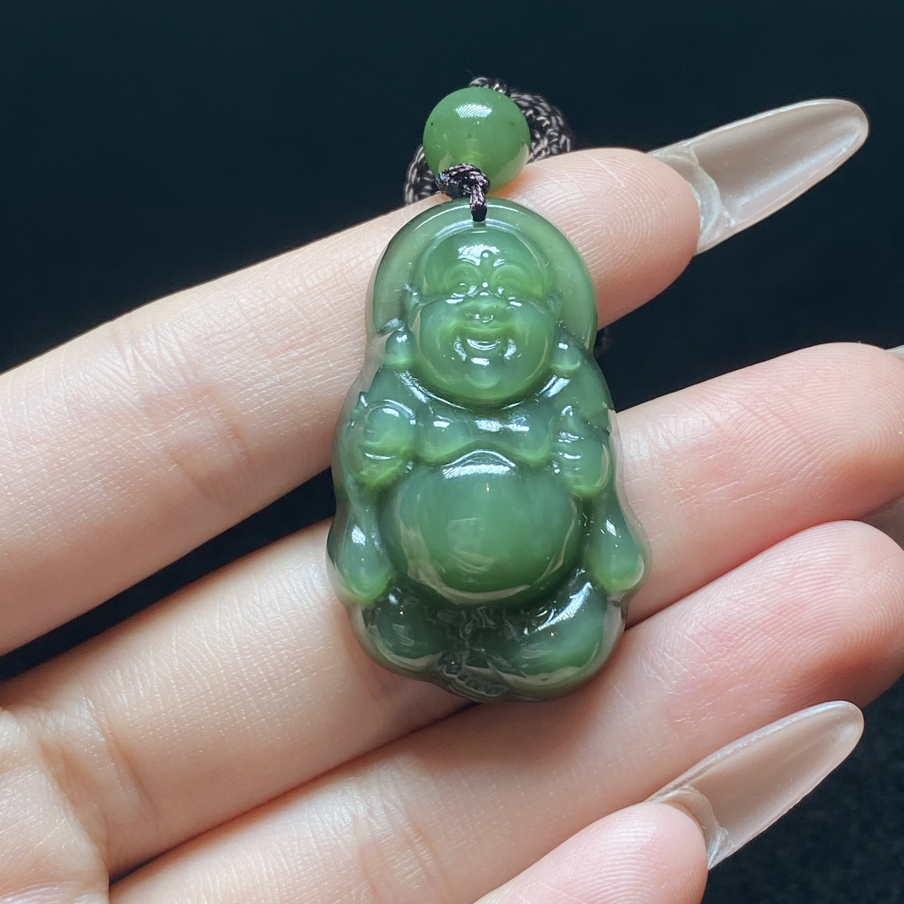 【小北好物】和田玉吊坠约22*35mm带绳【多样性发一件】QH16X663