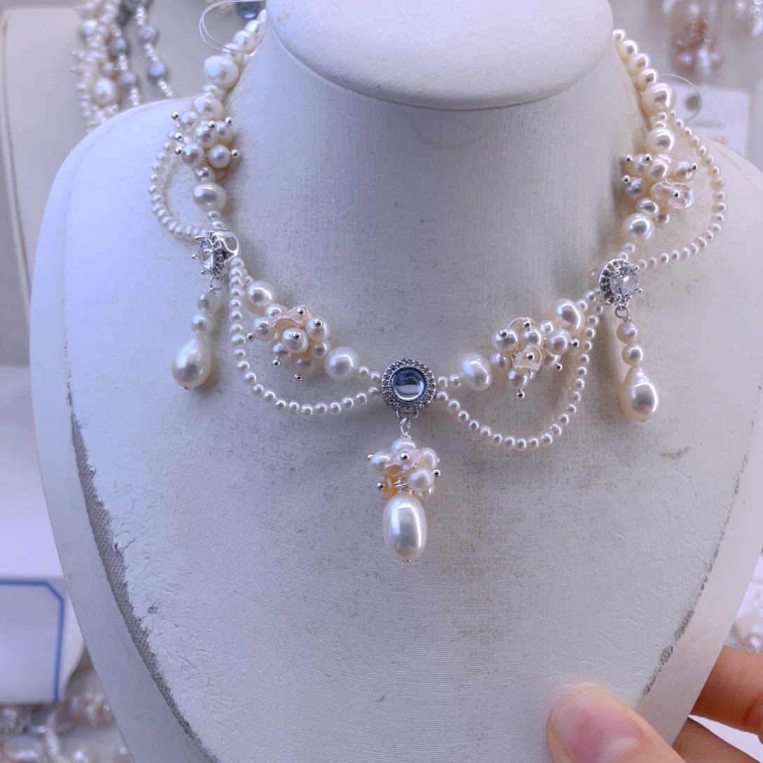 未镶嵌耳饰淡水珍珠