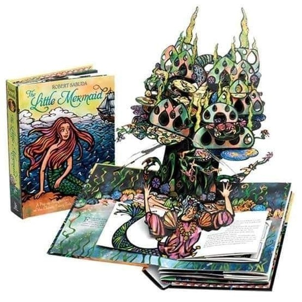 现货 外图原版 小美人鱼3D立体书安徒生作品 Fairy Tale 立体书