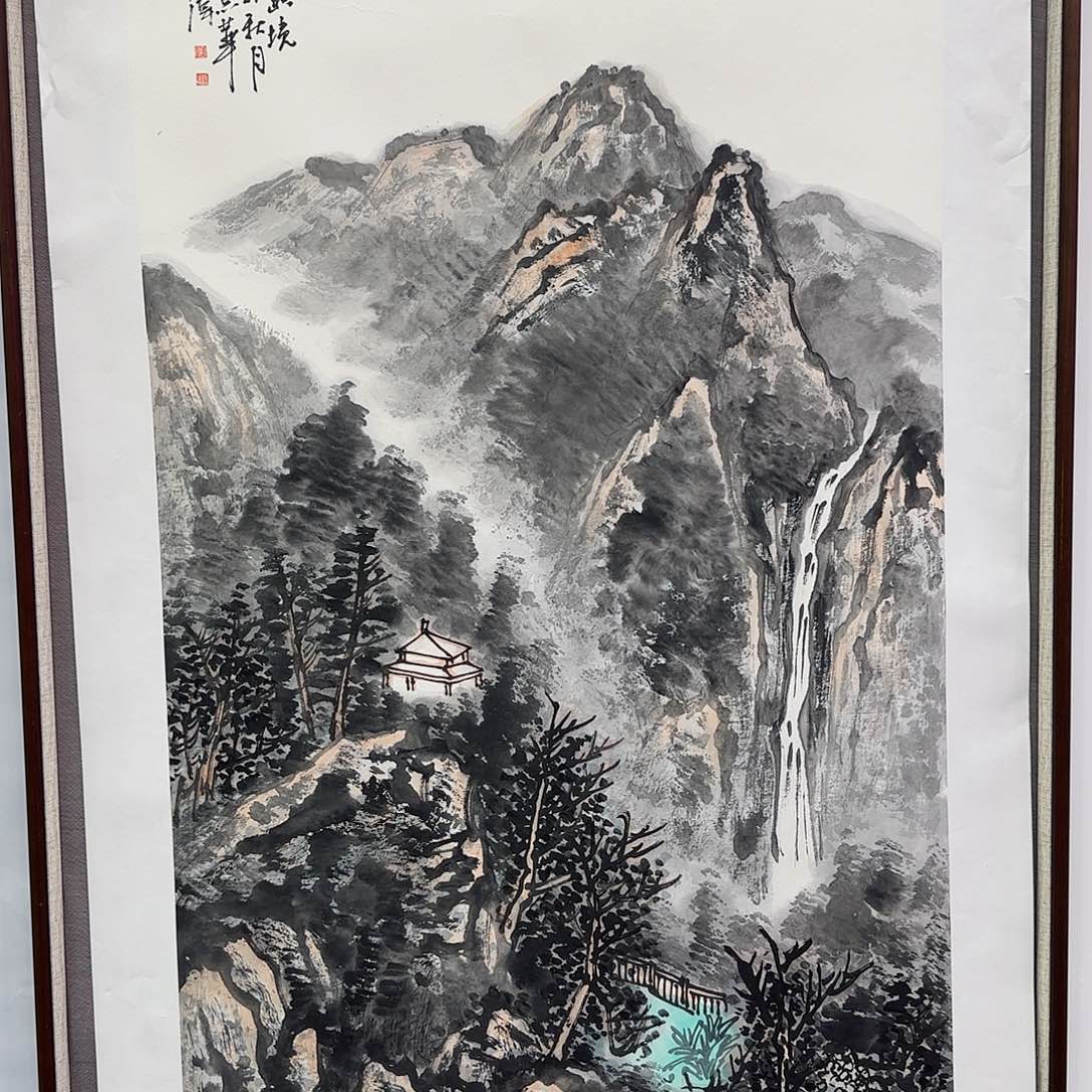 国画艺术家的作品