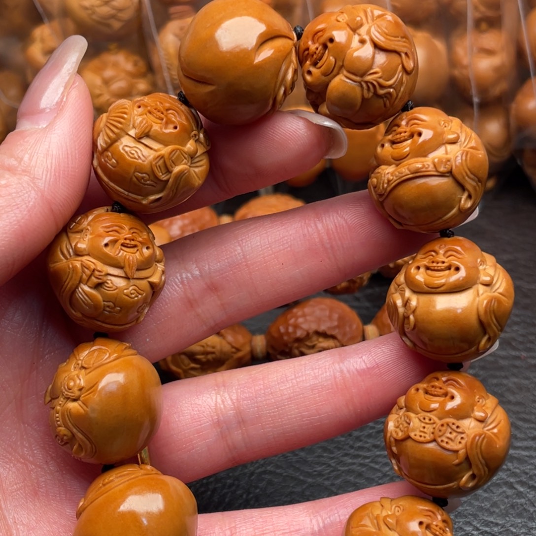 晓***亮手串橄榄核橄榄核