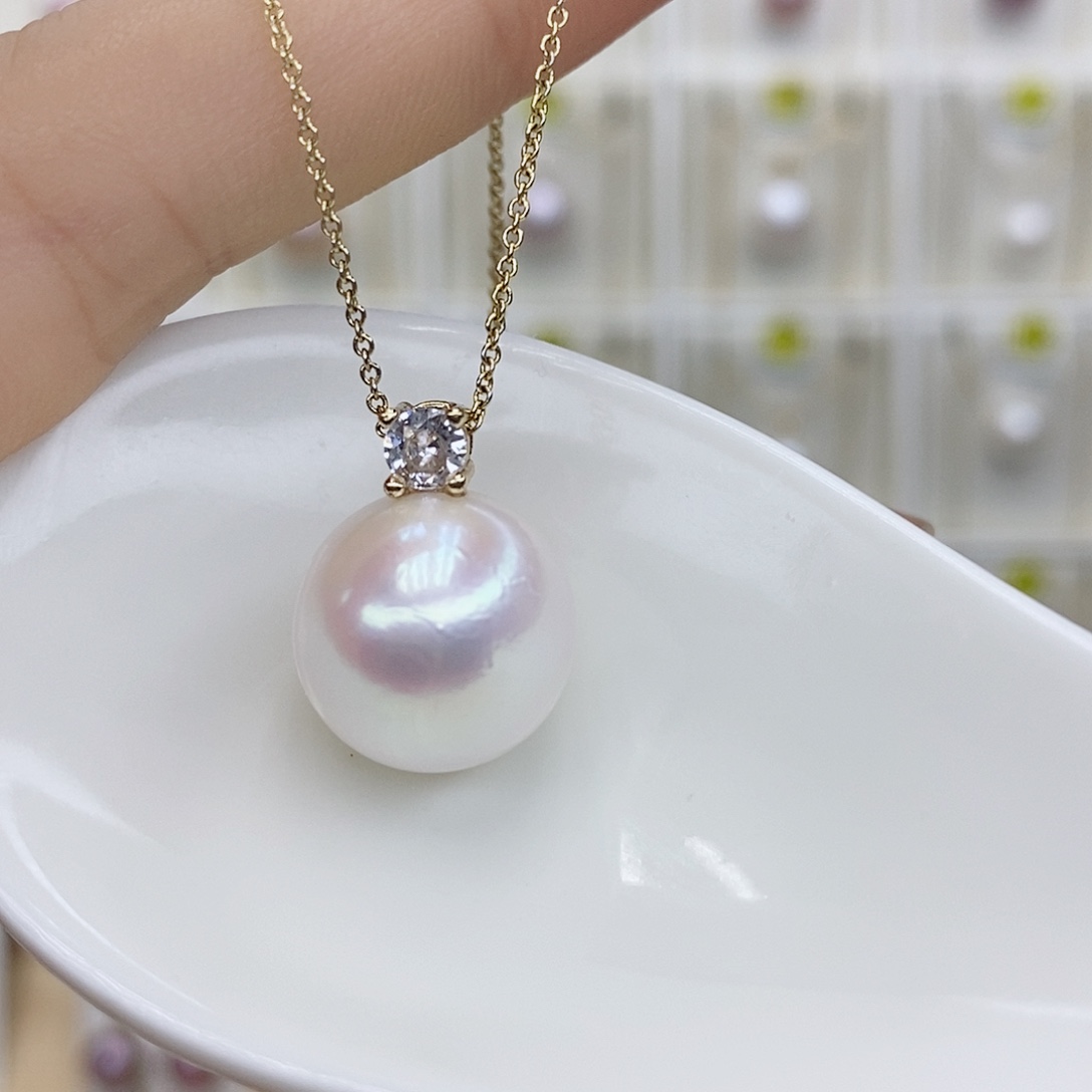 颈饰淡水珍珠合金