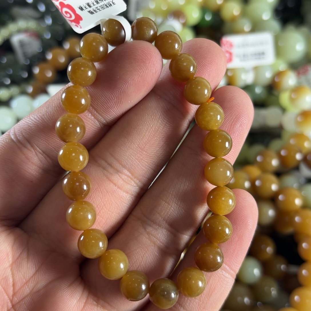 和田玉手链未镶嵌W55