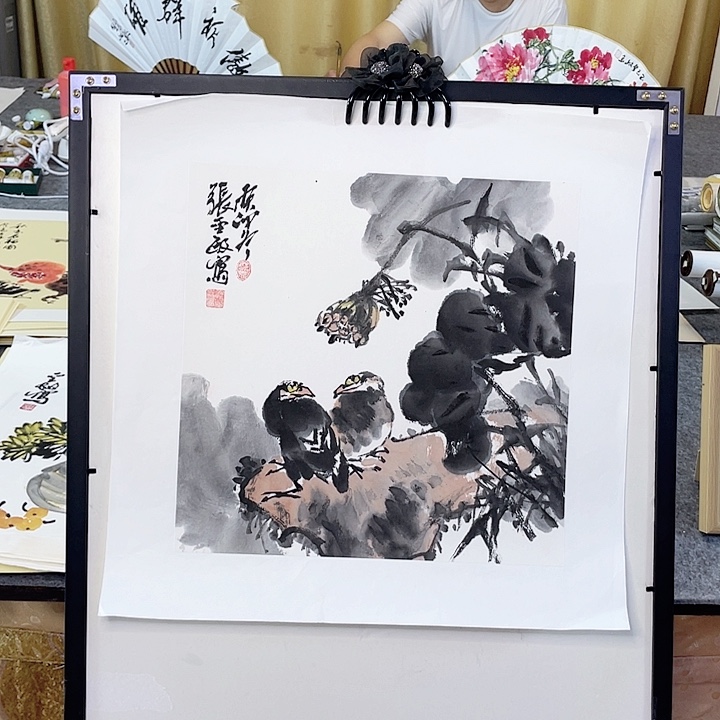 国画张圣敏先生纯手绘作品
